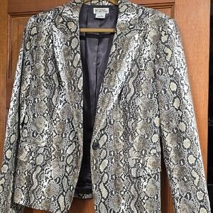 Michael Kors Snake Print Blazer